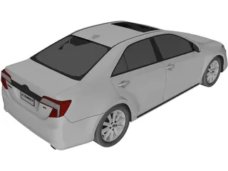 Toyota Camry (2012) 3D Model preview