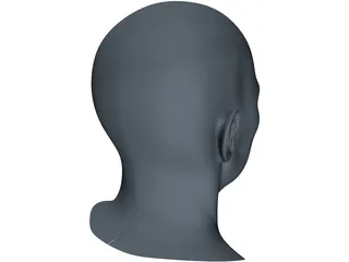 Human Face 3D Model preview