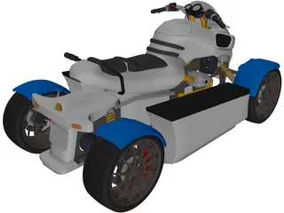 Quad Concept 3D Model preview