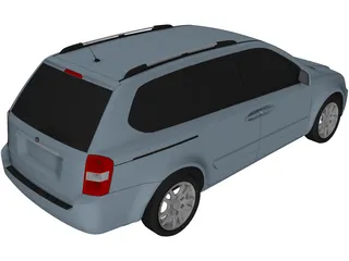 Kia Carnival Sedona 3D Model preview