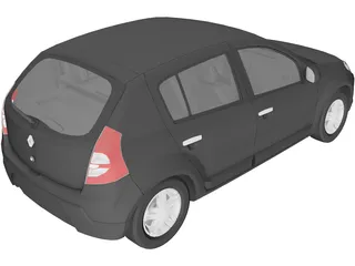 Renault Sandero 3D Model preview