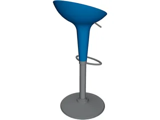 Bar Stool Bombo 3D Model preview