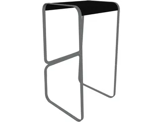 Bar Stool Continuum 3D Model preview