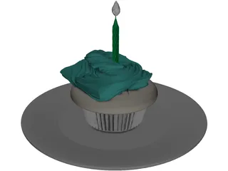 Cub Cake 3D Model preview