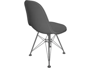 Plastic Side Chair 3D Model preview