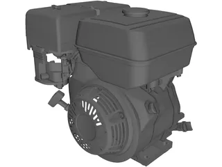 Honda GX240-270 Engine 3D Model preview