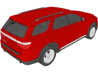 Dodge Durango (2012) 3D Model preview
