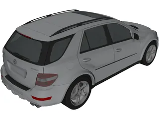 Mercedes-Benz ML63 AMG 3D Model preview
