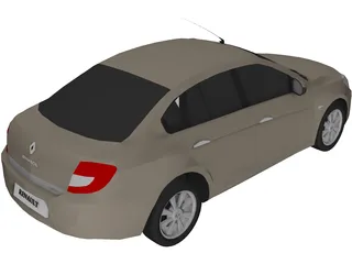 Renault Symbol (2010) 3D Model preview