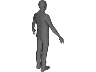 Generic Male 3D Model preview