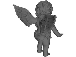 Figurine Angel 3D Model preview