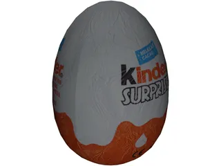 Kinder Surprise 3D Model preview