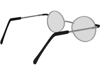 Glasses 3D Model preview