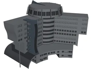 skyscraper 3D Model preview