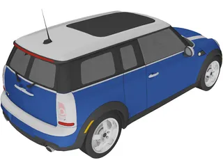 Mini Clubman (2008) 3D Model preview