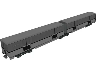 Train 3D Model preview