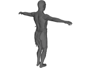 Amerindien 3D Model preview