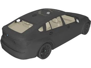 BMW 5-Series Gran Turismo (2010) 3D Model preview