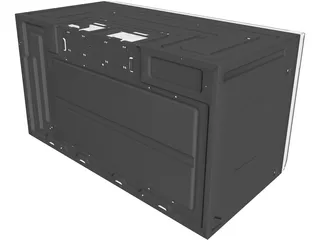 Microwave Oven 3D Model preview