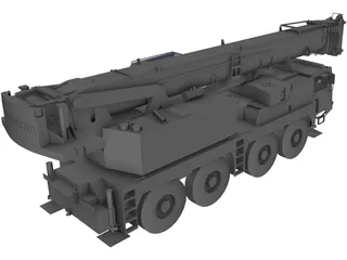 Road Crane 3D Model preview
