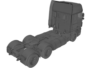 DAF Truck 3D Model preview