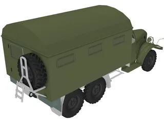 ZIL 157 3D Model preview