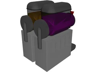 Sorbet Maker 3D Model preview