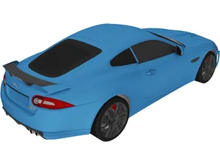 Jaguar XKR-S (2012) 3D Model preview