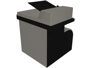 Printer HP 3D Model preview