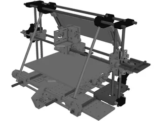 3D Printer 3D Model preview