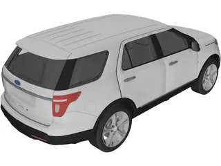 Ford Explorer (2011) 3D Model preview