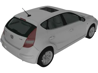 Hyundai i30 (2010) 3D Model preview