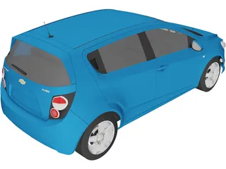 Chevrolet Aveo (2011) 3D Model preview