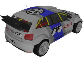 Volkswagen Polo WRC 3D Model preview