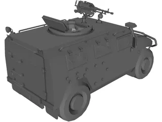 GAZ 2975 Tiger 3D Model preview
