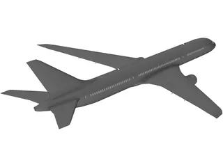 Boeing 767 3D Model preview