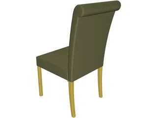Dining Chair 3D Model preview