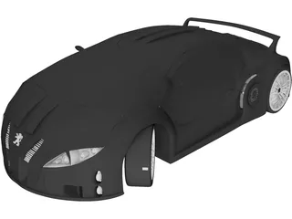 Peugeot Spectral Concept 3D Model preview