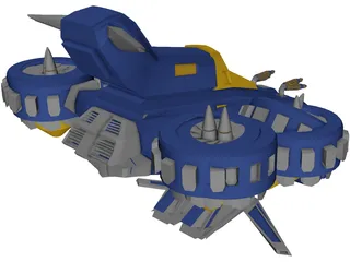 Airship 3D Model preview