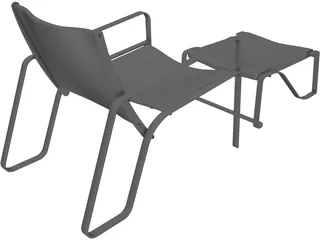 Dalio Chair 3D Model preview