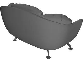 Sofa Alabama 3D Model preview
