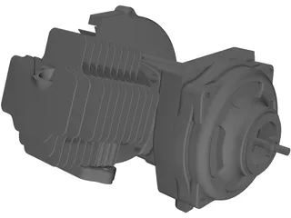 Zenoah G2D Engine 3D Model preview