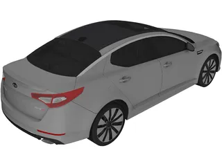 Kia Optima SX GDI 3D Model preview