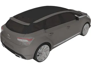 Citroen DS5 (2012) 3D Model preview