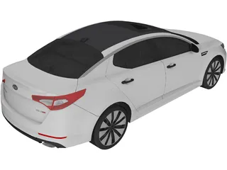 Kia Optima (2011) 3D Model preview