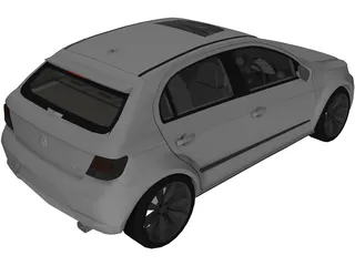 Volkswagen Gol G5 (2009) 3D Model preview