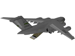 Boeing C-17 Globemaster III 3D Model preview
