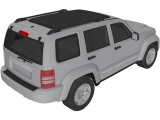 Jeep Cherokee Rubicon (2008) 3D Model preview