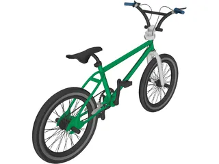BMX Bike 3D Model preview
