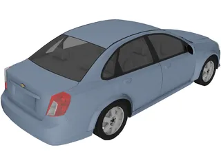 Chevrolet Lacetti 1.6 SX (2006) 3D Model preview